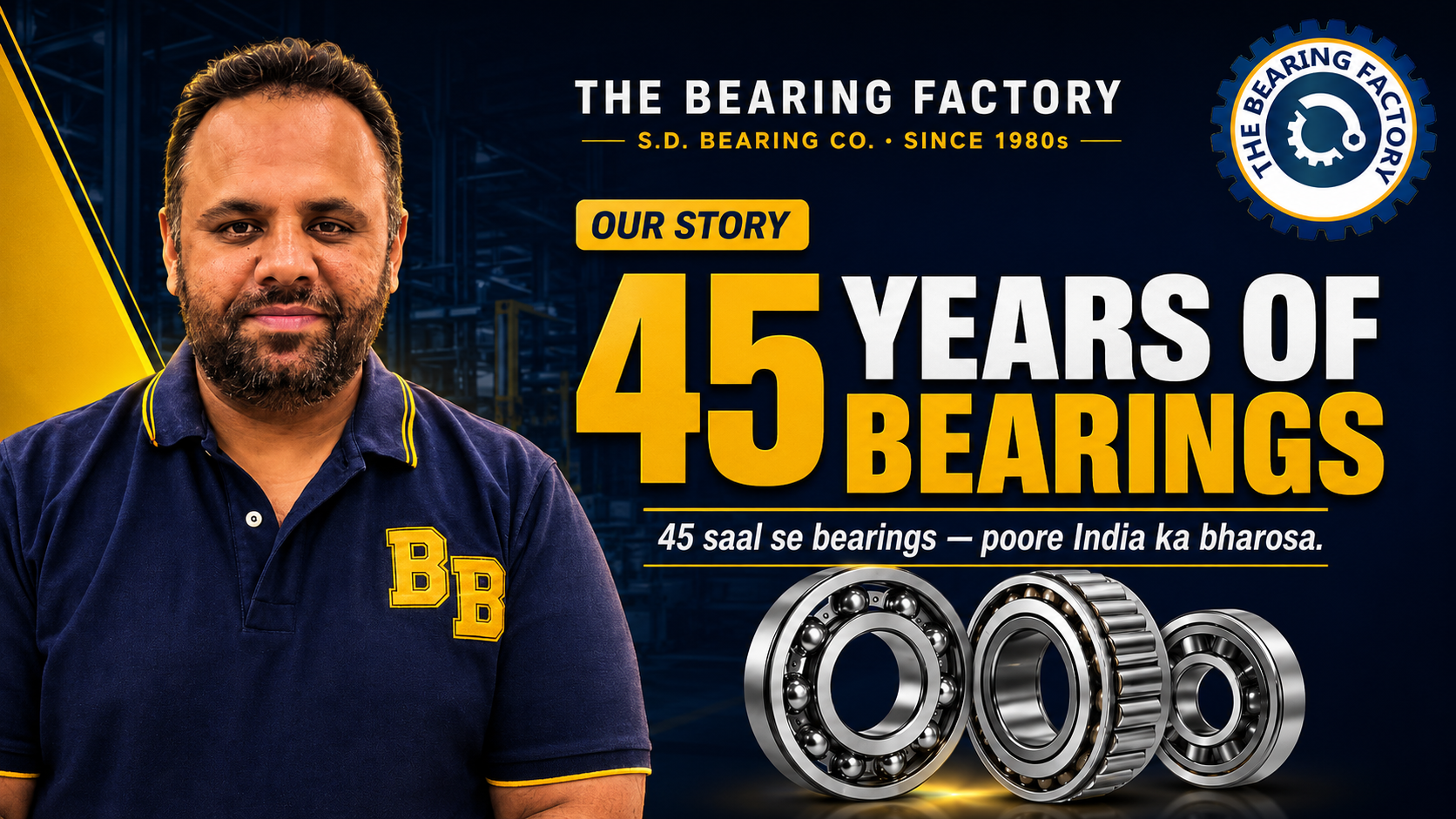 Who we are — 45 years of bearings